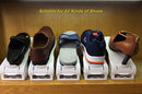 CEISPOB Shoe Slots Space Saver, Adjustable Shoe Slotz Organizer, Shoe Holders for Sandals Heels Casual Shoes Sneakers, 6 Pieces Set (White)