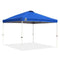 CROWN SHADES Patented 10ft x 10ft Outdoor Pop up Portable Shade Instant Folding Canopy with Carry Bag, Blue