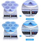 WEBSUN Silicone Egg Bites Molds for Instant Pot Accessories for 5,6,8 qt Pressure Cooker, FDA Approved Reusable Storage Container, Freezer Trays with Lid - with E-Recipe User Guide