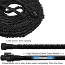 soled Expandable Garden Hose, 25ft Strongest Expanding Garden Hose on The Market with Triple Layer Latex Core & Latest Improved Extra Strength Fabric Protection for All Your Watering Needs(Black)