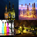 LEDIKON 20 Pack 20 Led Wine Bottle Lights with Cork,3.3Ft Silver Wire Warm White Cork Lights Battery Operated Fairy Mini String Lights for Wedding Party Wine Liquor Bottles Crafts Christmas Decor