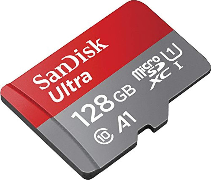 Sandisk Ultra 128GB Micro SDXC UHS-I Card with Adapter -  100MB/s U1 A1 - SDSQUAR-128G-GN6MA