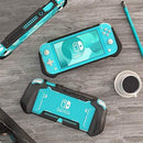Mumba Grip Case for Nintendo Switch Lite, [Blade Series] TPU Protective Portable Cover Accessories Compatible with Switch Lite Console 2019 Release (Peacock)