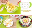 TOOYU Fruit Slicer Peeler Set of 6, Watermelon Slicer, Pineapple Corer, Apple Slicer, Banana Slicer, Avocado Slicer and Orange Peeler, Kitchen Fruit Tools Set