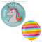 102 Piece Rainbow Unicorn Party Supplies Set Including Banner, Plates, Cups, Napkins, Straws, and Tablecloth, Serves 20