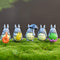 Totoro Ornament Toy Miniatures Fairy Garden Gnome Moss Terrarium Decor Crafts Bonsai Home Decor Micro Landscape Decoration