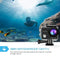 Crosstour CT7000 Action Camera 1080P 12MP WiFi Underwater Sports Cam 170 Degree Ultra Wide-Angle with 2 PCS Rechargeable Batteries and Mounting Accessories Kit