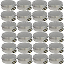 Mighty Gadget (R) 4 oz Round Tins Screw Lid Container (24 pack)