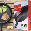 Pre Seasoned Cast Iron Skillet (12.5 inch) by Utopia Kitchen