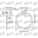 Kes Bath 3M Hand Towel Holder Ring Hanger Self-Adhesive + Nail Drill Free Glue Damage Free SUS304 Stainless Steel Brushed Finish, A2180DM-2