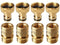 GORILLA EASY CONNECT Garden Hose Quick Connect Fittings. ¾ Inch GHT Solid Brass. 4 Sets of Male & Female Connectors.