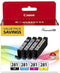 Canon CLI-281 BKCMY 4-Color Ink Tank Value Pack (2091C005) + Canon PGI-280 XL Pigment Black Ink Tank (2021C001)