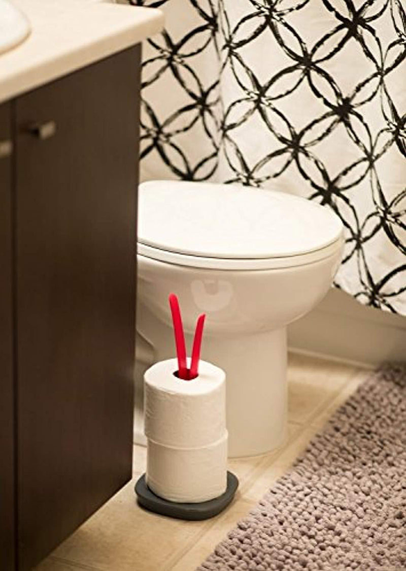 “Sprout” Decorative Paper Towel Holder or Toilet Paper Holder by Comfify - Vertical Countertop Paper Towel Stand or Toilet Roll Stand - Sturdy No-Slip Base - 11.75” x 6”