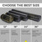 High Density Muscle Foam Rollers by Day 1 Fitness – 4 SIZE OPTIONS and 7 COLORS TO CHOOSE FROM - Sports Massage Rollers for Stretching, Physical Therapy, Deep Tissue and Myofascial Release -Exercise