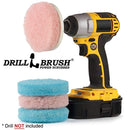 Drill Brush - Cleaning Supplies - Bathroom Accessories - Scrub Pads - Shower Cleaner - Bathtub - Bath Mat – Bathroom Sink - Scrubber - Hard Water Stain Remover - Glass Cleaner...