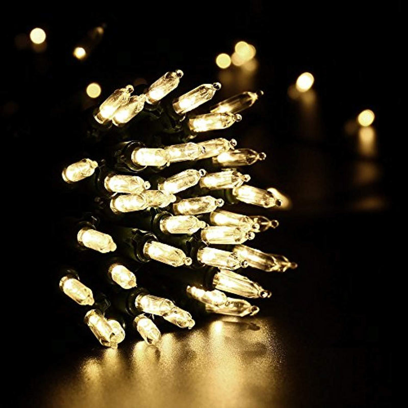 Brizled Indoor LED String Lights, 100 LED 33ft Mini String Lights, 120V UL Certified Fairy Lights for Indoor and Outdoor, Mothers Day, Patio, Garden, Party and Holiday Decorations, Warm White(3000K)