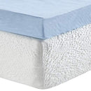 Classic Brands 3-Inch Cool Cloud Gel Memory Foam Mattress Topper With Free Cover, Queen