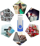 4GB Memory Stick USB 2.0 Flash Drive 10 Pack Bulk Thumb Drives 4 GB Portable Swivel Data Sticks Zip Drive Green PenDrive Jump Drive for Data Storage by FEBNISCTE