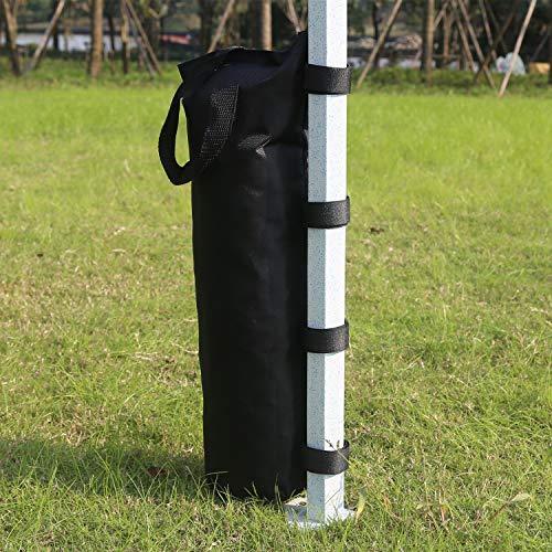 ABCCANOPY Outdoor Pop Up Canopy Tent Gazebo Weight Sand Bag Anchor Kit-4 Pack (Black-Single)