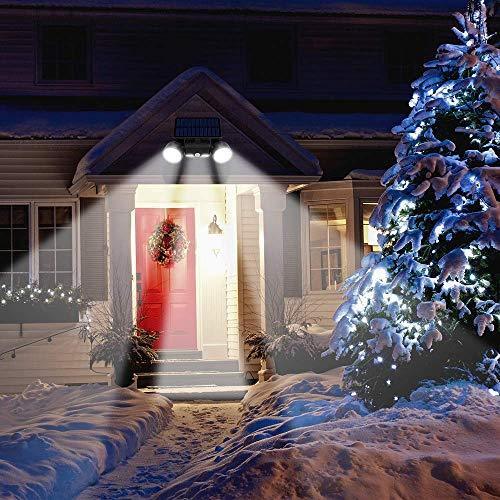Solar Lights Outdoor, Ambaret 30 LED Motion Sensor Light Waterproof Solar Motion Lights Outdoor Spotlights Security Night Lights 360° Rotatable Wall Light for Pation Yard Stairway Security Lighting