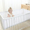 BBTKCARE Breathable Mesh Crib Bumper,White