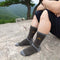 PEACE OF FOOT Hiking Socks boot socks For Mens 6(5+1) Pairs Multi Sports Trekking Climbing Camping working Crew Socks