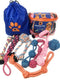 BK PRODUCTS LLC Dog Toys - 8 Extra Large Dog Rope Toys - Dog Chew Toy for Medium and Large Dogs - Set of Dog Rope Toys for Chewing, Tug of War and Teething with Bonus Storage Bag