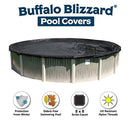 24' Round DELUXE PLUS Above Ground Swimming Pool Winter Cover 10 Year Limited Warranty by Buffalo Blizzard