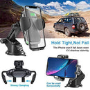 Wireless Car Charger Mount, Cshidworld Auto Clamping 10W/7.5W Qi Fast Charging Car Mount, Windshield Dashboard Air Vent Phone Holder Compatible with iPhone 11 Xs Max XR 8 Plus, Samsung S10 S9 S8