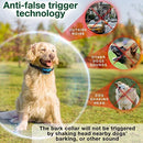 Smart Shock Collar for Dogs - Upgraded Dog Bark Collar with Barking Detection Technology - 5 Adjustable Sensitivity Levels of Vibration and Static Shock - Barking Dog Deterrent for Small, Large Dogs