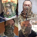 AXBXCX 2 Pack - Camouflage Print Seamless Neck Gaiter Bandana Face Mask for Outdoor Activities