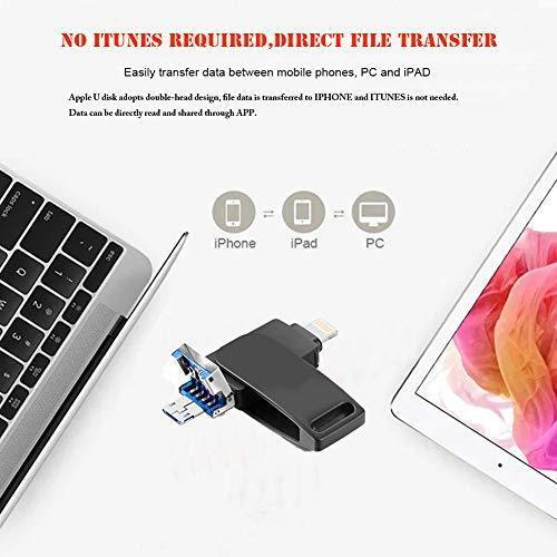 USB Flash Drive 1TB External Storage Thumb Drive Portable USB Stick Pen Drive Keychain Memory Stick for Daily Storage (Gold-1)