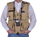 Autumn Ridge Traders Fly Fishing Photography Climbing Vest with 16 Pockets Made with Lightweight Mesh Fabric for Travelers, Sports, Hiking, Bird Watching, River Guide Adventures and Hunting.