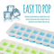 Happy To Go Ice Cube Trays with Lids – Pack of 4