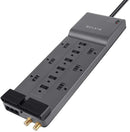Belkin 12-Outlet Power Strip Surge Protector w/ 8ft Cord – Ideal for Computers, Home Theatre, Appliances, Office Equipment and more (3,940 Joules)