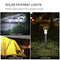 kinna Solar Garden Lights Outdoor Solar Pathway Lights Stainless Steel Landscape Lighting for Lawn, Patio, Yard(Silver)