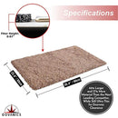 Dovanics Door Mats Inside | 24"x36" Super Absorbent | Indoor Door Mat | Outdoor Front Entryway Rug | Non Slip - Machine Washable - Perfect for Any Entrance, RV, Home, Office, Kitchen, Patio, Dog Paws
