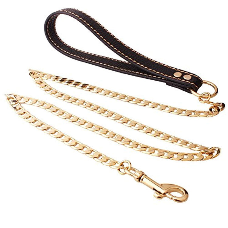 Extra Heavy Duty Welding Cooper Dog Leash, Durable and Premium Quality, - 42 inch Long 10MM Wide Perfect for Everyday Training, Walking, Running Best For XL, Large, Medium And Small Dogs