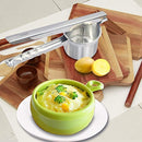 Potato Ricer, Warmhoming Stainless Steel Potato Masher for Fruit and Vegetables