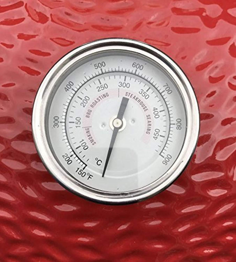 Thermometer Fits for Kamado Grill Joe KJ and many style BBQ Charcoal Smoker Pits