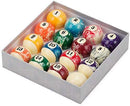 GSE Games & Sports Expert 2 1/4-Inch Professional Regulation Size Marble Swirl Style Billiards Pool Ball Complete Set