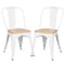 POLY & BARK EM-112-BLK-X4 Trattoria Side Chair in in Black (Set of 4)