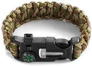 X-Plore Gear Emergency Paracord Bracelets | Set of 2| The Ultimate Tactical Survival Gear| Flint Fire Starter, Whistle, Compass & Scraper | Best Wilderness Survival-Kit for Camping/Fishing & More