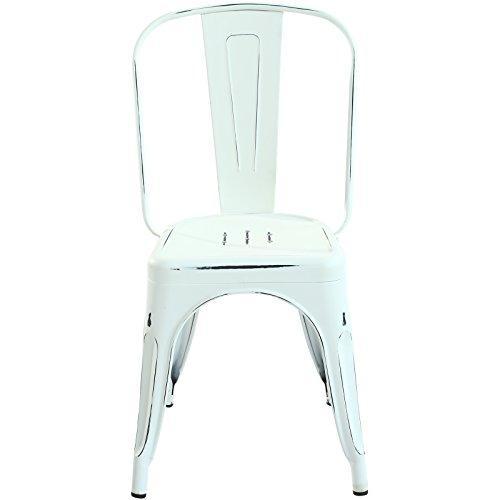 POLY & BARK EM-112-BLK-X4 Trattoria Side Chair in in Black (Set of 4)