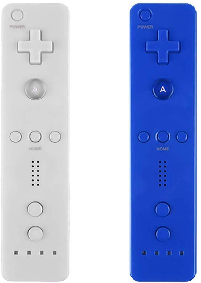 Yosikr Wireless Remote Controller for Wii Wii U - 4 Packs Pink+Red+Deep Blue+Blue