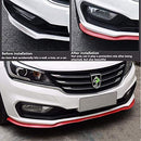 Front Lip ,HengJia Auto Parts 2.5m/8.2ft Car carbon fiber front lip,Front Bumper Lip ,Carbon Lip ,Side Skirt, front lip spoiler 100% waterproof protection(Carbon black)