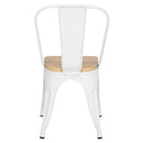 POLY & BARK EM-112-BLK-X4 Trattoria Side Chair in in Black (Set of 4)