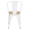 POLY & BARK EM-112-BLK-X4 Trattoria Side Chair in in Black (Set of 4)