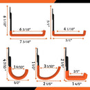 Steel Garage Storage Utility Double Hooks Heavy Duty Garage Storage Hooks And Hangers U Hooks Garage Tool Storage for Organizing Power Tools, Ladders, Bulk items, Bikes, Ropes, 8Packs by Techip