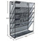 Easepres File Organizer Mesh 5-Tier Black Hanging File Organizer Vertical Holder Rack for Office Home